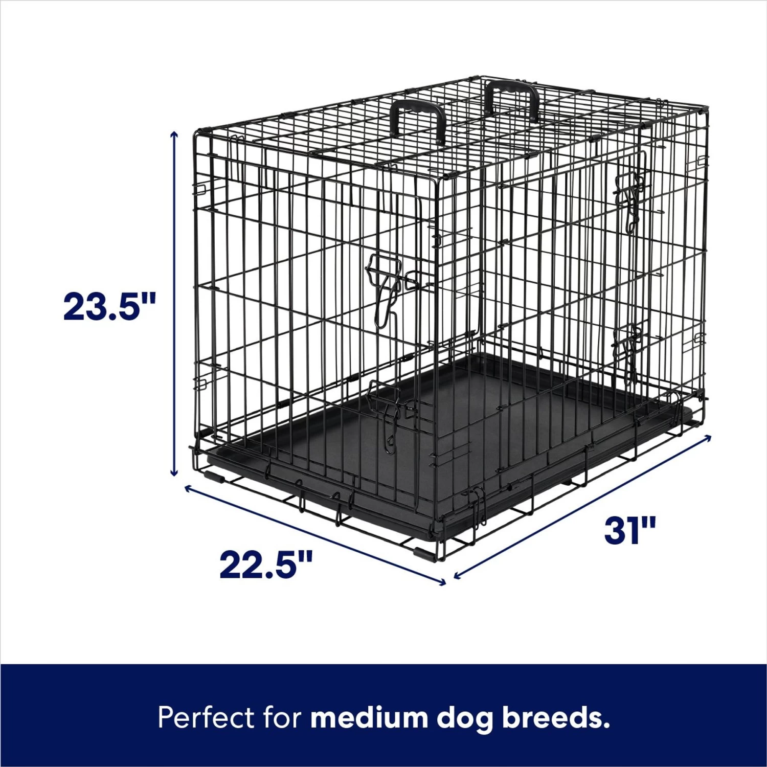 Frisco Heavy Duty Fold & Carry Double Door Collapsible Wire Dog Crate Frisco Heavy Duty Fold & Carry Double Door Collapsible Wire Dog Crate -Pet Supplies Shop 109789 PT1. AC SS1800 V1669651790