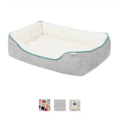 Frisco Sherpa Rectangular Bolster Cat & Dog Bed 2 Frisco Sherpa Rectangular Bolster Cat & Dog Bed -Pet Supplies Shop 144851 PT2. AC SS1800 V1566404560