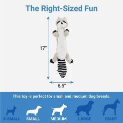 Frisco Raccoon Skinny Plush Squeaky Dog Toy -Pet Supplies Shop 147045 PT2. AC SS1800 V1539205484