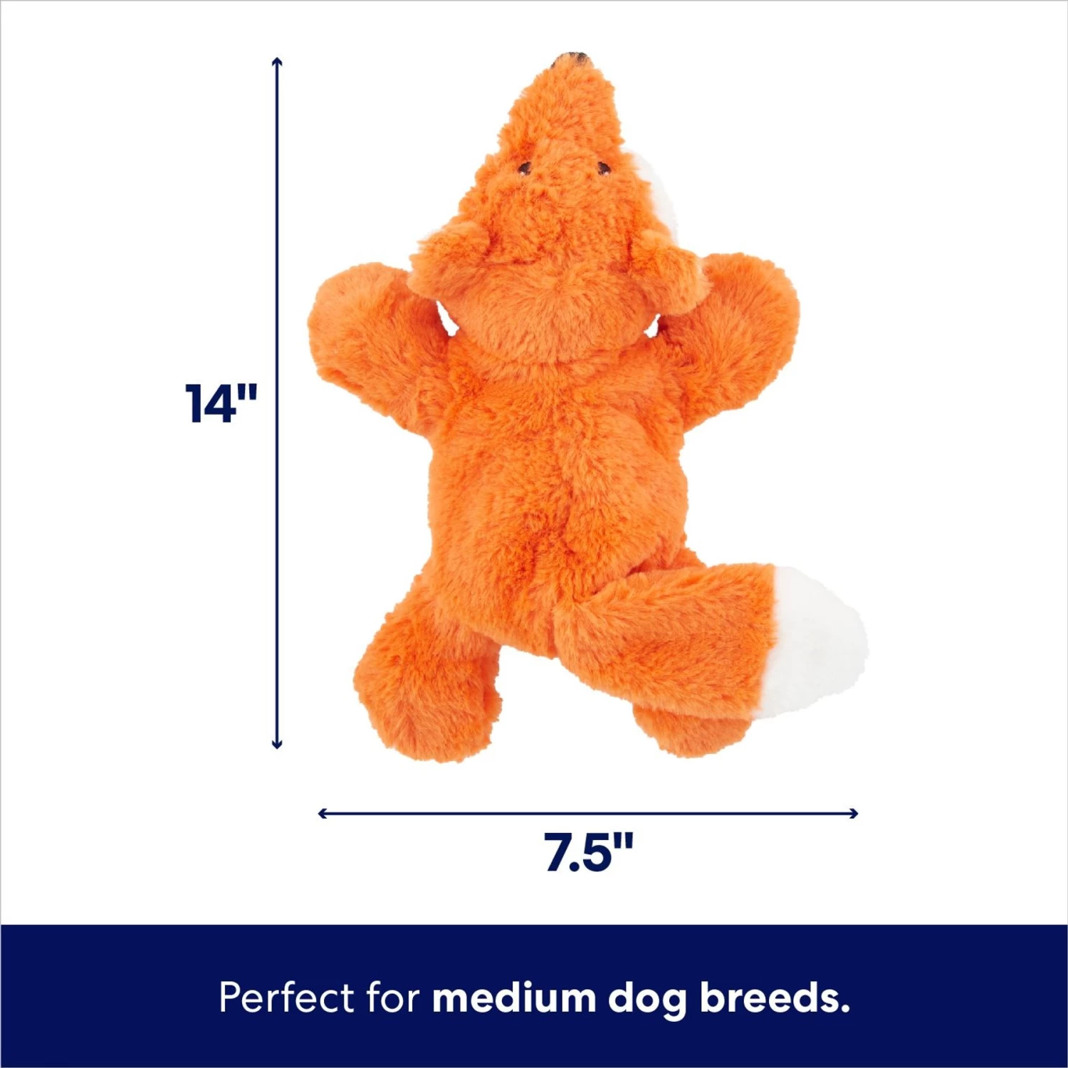 Frisco Fox Plush with Inside Rope Squeaky Dog Toy Frisco Fox Plush With Inside Rope Squeaky Dog Toy -Pet Supplies Shop 147065 PT1. AC SS1800 V1692020095