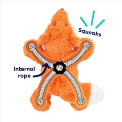 Frisco Fox Plush With Inside Rope Squeaky Dog Toy 2 Frisco Fox Plush With Inside Rope Squeaky Dog Toy -Pet Supplies Shop 147065 PT2. AC SS1800 V1692019954
