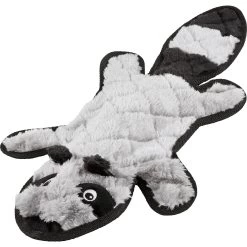 Frisco Raccoon Stuffing-Free Flat Plush Squeaky Dog Toy