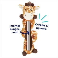 Frisco Giraffe Bungee Plush Squeaky Dog Toy -Pet Supplies Shop 152822 PT2. AC SS1800 V1686579683