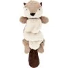 Frisco Beaver Bungee Plush Squeaky Dog Toy