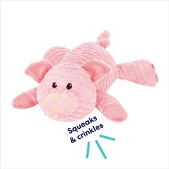 Frisco Corduroy Plush Squeaking Pig Dog Toy -Pet Supplies Shop 152832 PT2. AC SS1800 V1692020044
