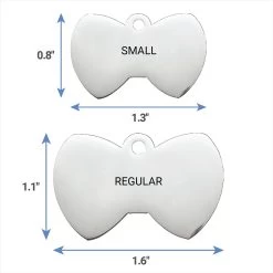 Frisco Stainless Steel Personalized Dog & Cat ID Tag, Bow Tie -Pet Supplies Shop 152997 PT6. AC SS1800 V1540562105