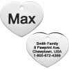 Frisco Personalized Dog & Cat ID Tag, Heart