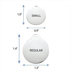 Frisco Stainless Steel Personalized Dog & Cat ID Tag, Paw Print -Pet Supplies Shop 153057 PT6. AC SS1800 V1541090224