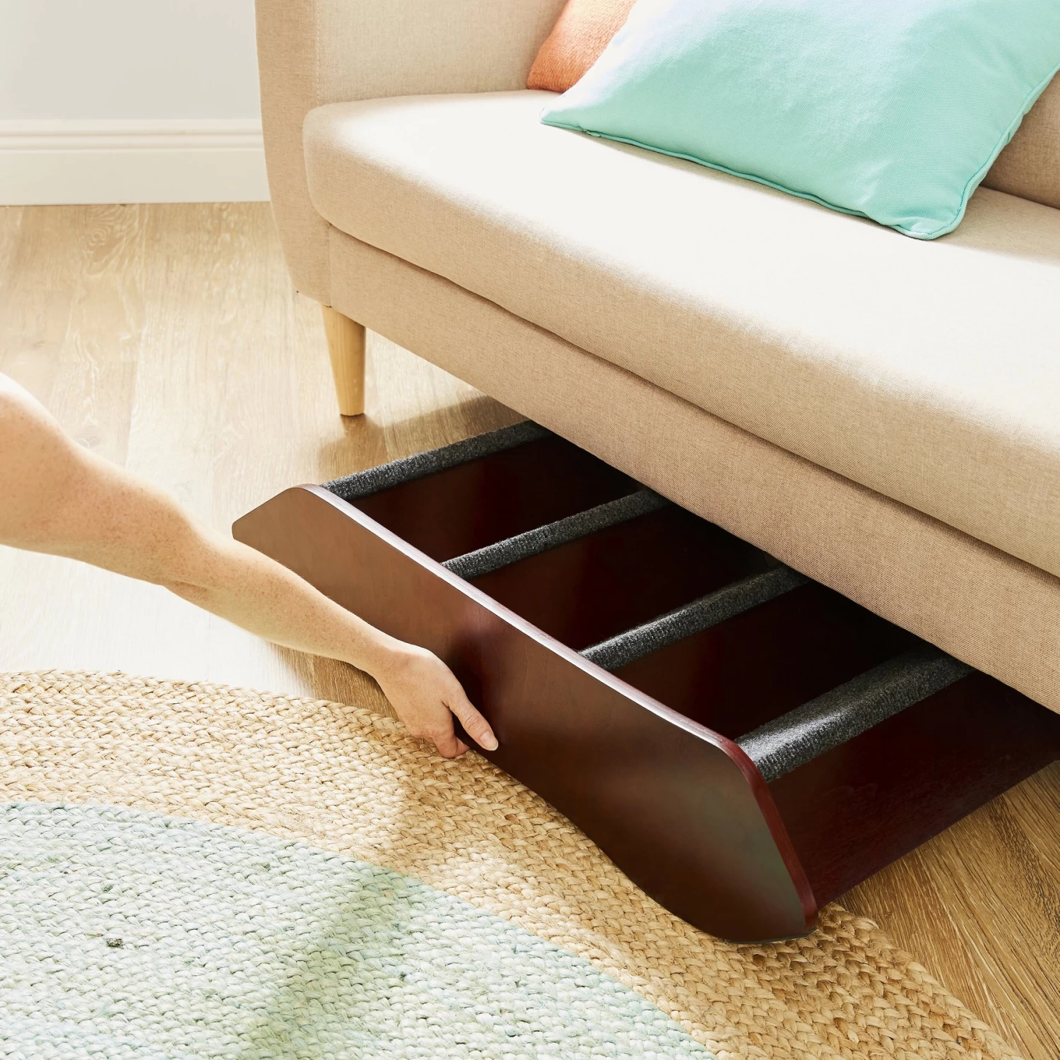 Frisco Deluxe Foldable Wooden Carpeted Cat & Dog Stairs Frisco Deluxe Foldable Wooden Carpeted Cat & Dog Stairs -Pet Supplies Shop 156781 PT5. AC SS1800 V1567795987