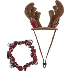 Frisco Holiday Antler Headband & Bell Collar Dog & Cat Costume -Pet Supplies Shop 160658 PT3. AC SS1800 V1568818030