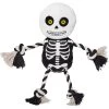 Frisco Halloween Skeleton Plush With Rope Squeaky Dog Toy