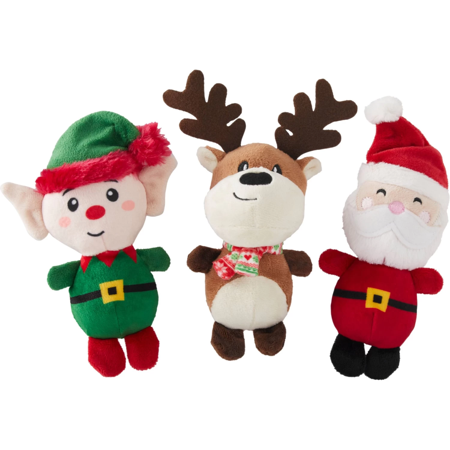 Frisco Holiday Santa's Helpers Plush Squeaky Dog Toy, 3 count Frisco Holiday Santa's Helpers Plush Squeaky Dog Toy, 3 Count -Pet Supplies Shop 164633 MAIN. AC SS1800 V1694813220