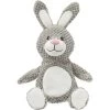 Frisco Bunny Textured Plush Squeaky Dog Toy