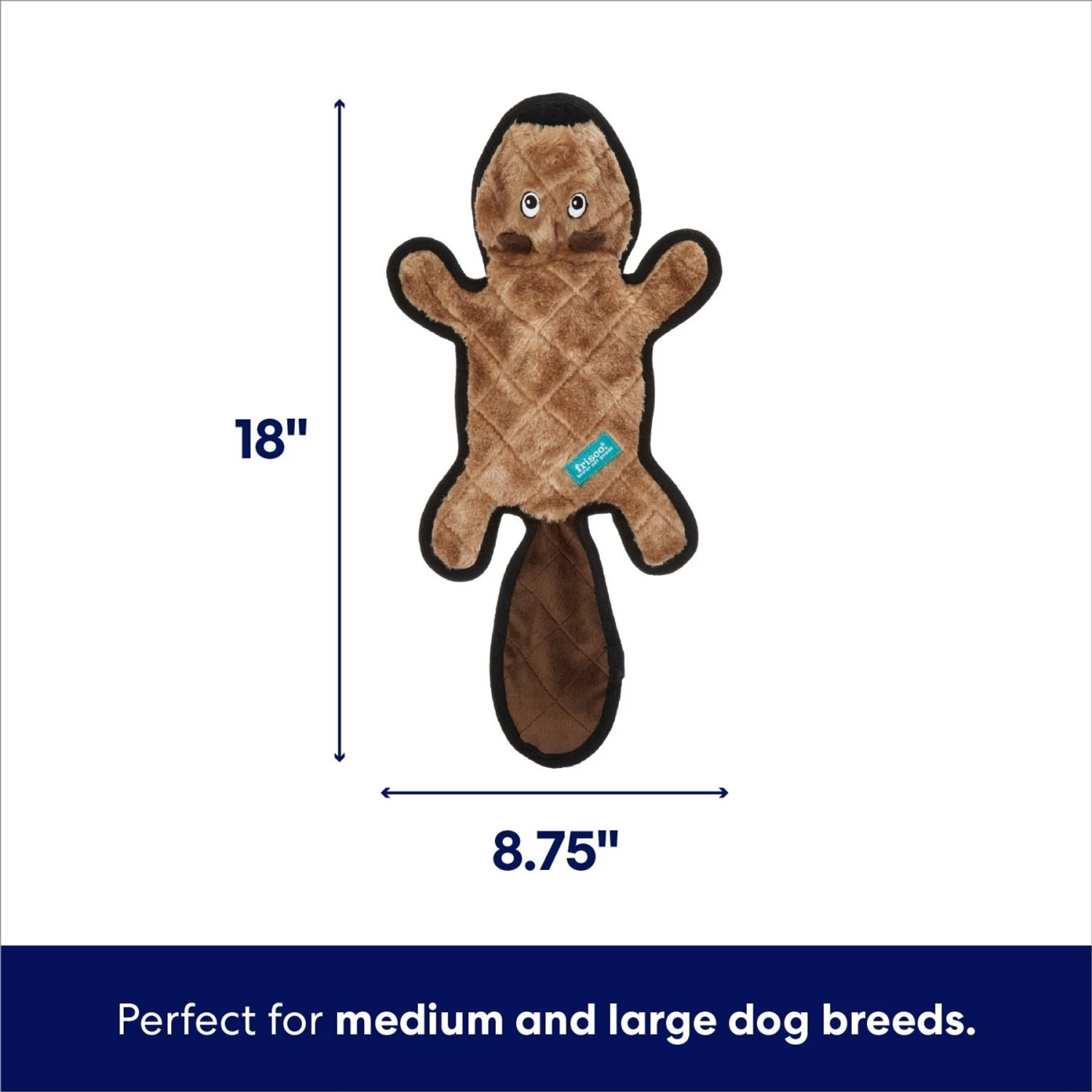 Frisco Beaver Stuffing-Free Flat Plush Squeaky Dog Toy Frisco Beaver Stuffing-Free Flat Plush Squeaky Dog Toy -Pet Supplies Shop 174729 PT1. AC SS1800 V1695670717