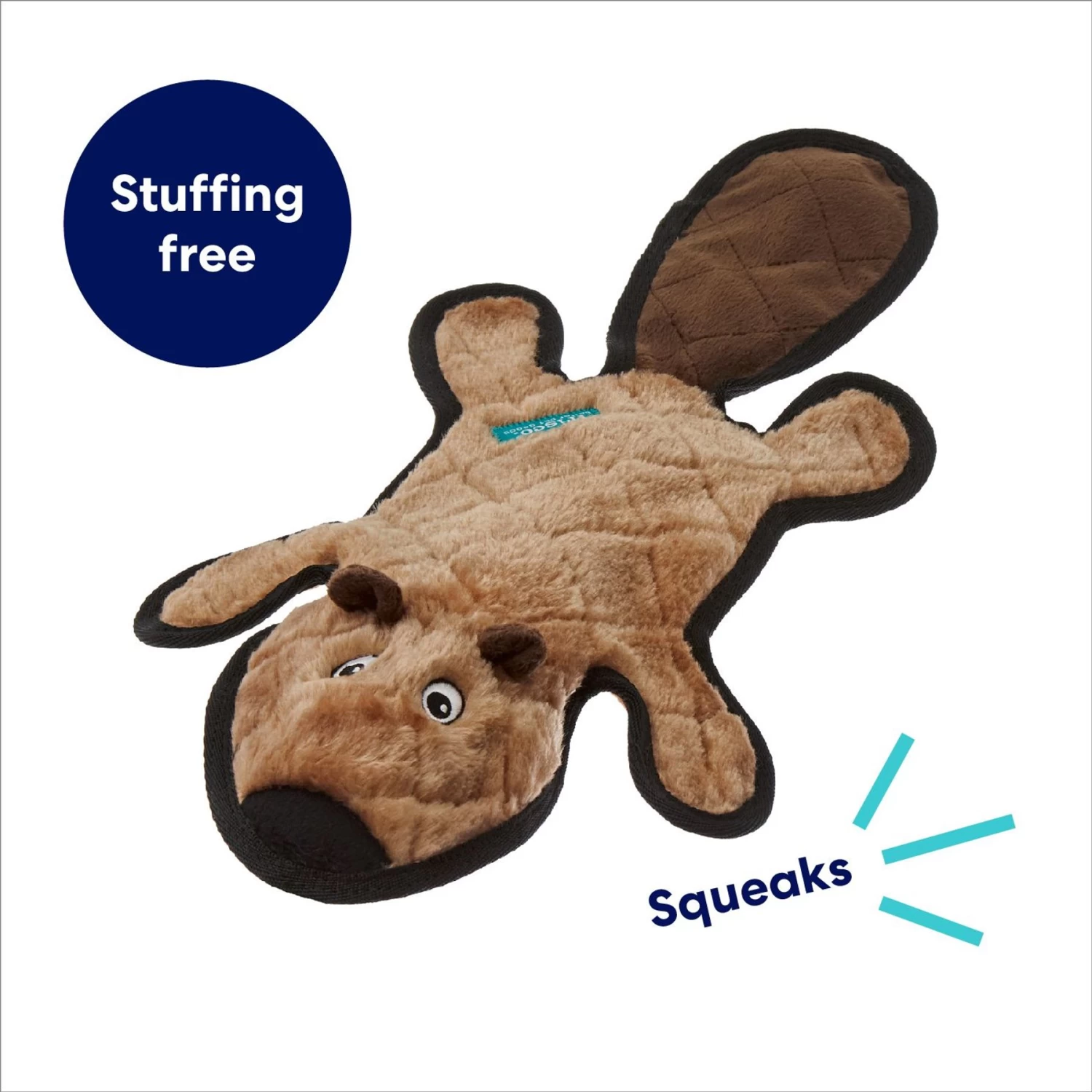 Frisco Beaver Stuffing-Free Flat Plush Squeaky Dog Toy Frisco Beaver Stuffing-Free Flat Plush Squeaky Dog Toy -Pet Supplies Shop 174729 PT2. AC SS1800 V1695670690