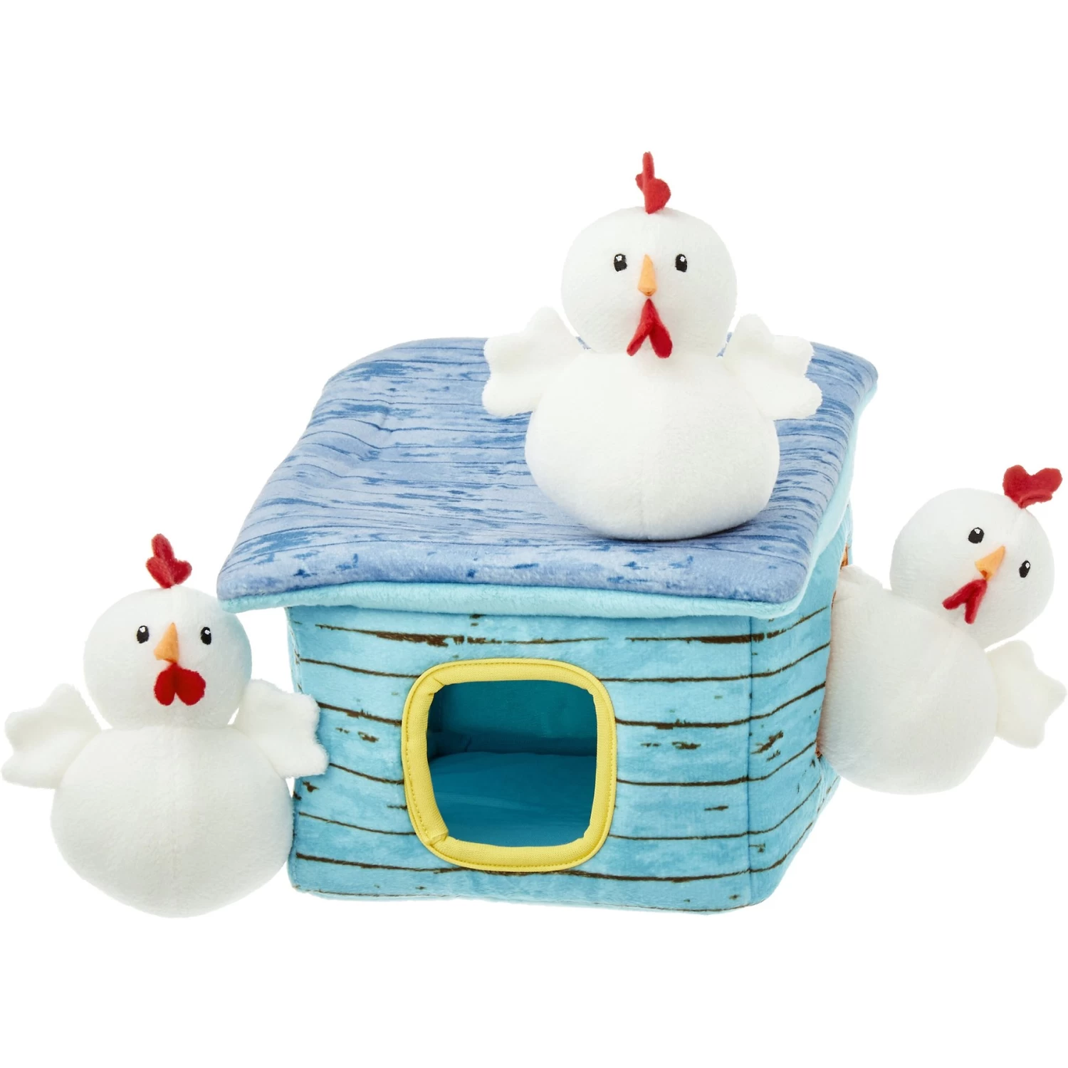 Frisco Chicken Coop Hide & Seek Puzzle Plush Squeaky Dog Toy Frisco Chicken Coop Hide & Seek Puzzle Plush Squeaky Dog Toy -Pet Supplies Shop 174755 Main. AC SS1800 V1572616725