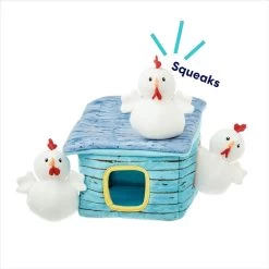 Frisco Chicken Coop Hide & Seek Puzzle Plush Squeaky Dog Toy 3 Frisco Chicken Coop Hide & Seek Puzzle Plush Squeaky Dog Toy -Pet Supplies Shop 174755 PT3. AC SS1800 V1691783971