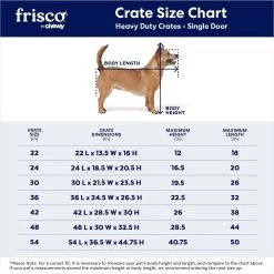 Frisco Heavy Duty Single Door Wire Dog Crate -Pet Supplies Shop 210677 PT2. AC SS1800 V1667859376