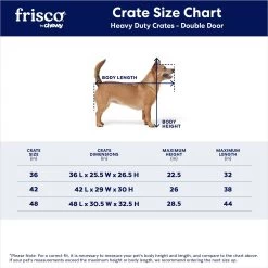 Frisco Heavy Duty Fold & Carry Double Door Collapsible Wire Dog Crate & Mat Kit -Pet Supplies Shop 212618 PT2. AC SS1800 V1667229328