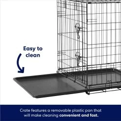 Frisco Fold & Carry Double Door Collapsible Wire Dog Crate & Mat Kit -Pet Supplies Shop 212633 PT4. AC SS1800 V1667229187