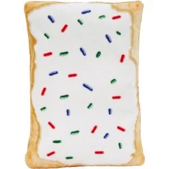 Frisco Frosted Pastry Stuffing-Free Flat Plush Squeaky Dog Toy