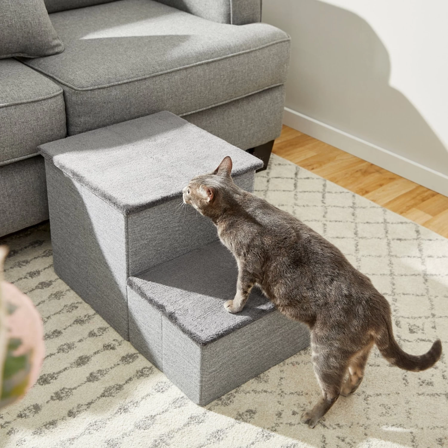 Frisco Collapsible Cat & Dog Stairs & Storage Frisco Collapsible Cat & Dog Stairs & Storage -Pet Supplies Shop 214371 MAIN. AC SS1800 V1606832311