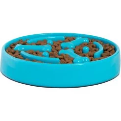 Frisco Bone Shaped Ridges Slow Feed Bowl -Pet Supplies Shop 216041 PT3. AC SS1800 V1591020674