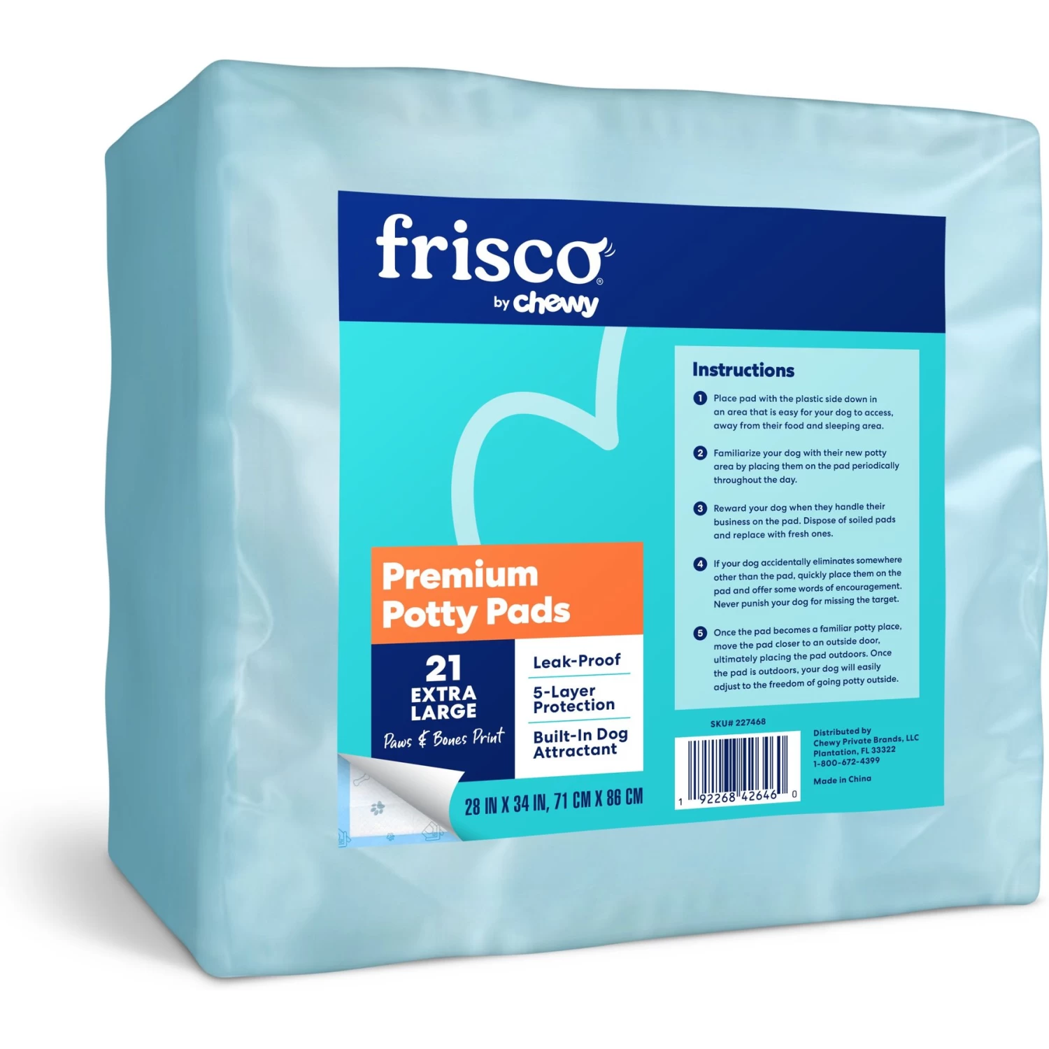 Frisco Premium Extra Large Printed Dog Training & Potty Pads Frisco Premium Extra Large Printed Dog Training & Potty Pads -Pet Supplies Shop 227468 MAIN. AC SS1800 V1674663362