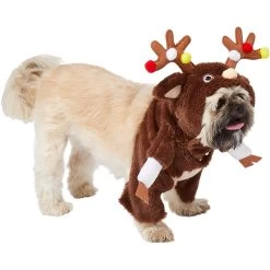 Frisco Front Walking Reindeer Dog & Cat Costume, 1 Count -Pet Supplies Shop 228790 PT3. AC SS1800 V1631299657