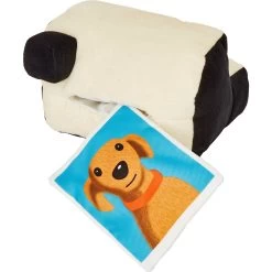 Frisco Retro Camera 2-in-1 Rip For Surprise Plush Squeaky Dog Toy