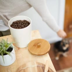 Frisco Melamine Dog & Cat Treat Jar With Bamboo Lid 4 Frisco Melamine Dog & Cat Treat Jar With Bamboo Lid -Pet Supplies Shop 232068 PT8. AC SS1800 V1605738445