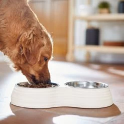 Frisco Stainless Steel Double Dog Bowls With Melamine Stand 3 Frisco Stainless Steel Double Dog Bowls With Melamine Stand -Pet Supplies Shop 232092 PT7. AC SS1800 V1693015855