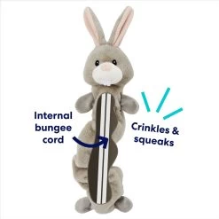 Frisco Bunny Bungee Plush Squeaky Dog Toy -Pet Supplies Shop 233612 PT2. AC SS1800 V1691784247