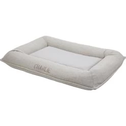 Frisco Orthopedic Personalized Bolster Dog Bed W/Removable Cover, Light Gray -Pet Supplies Shop 234952 PT3. AC SS1800 V1600207355