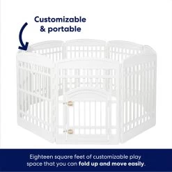 Frisco 8-Panel Plastic Exercise Dog Playpen -Pet Supplies Shop 239693 PT4. AC SS1800 V1671718761