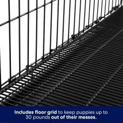 Frisco Heavy Duty All-in-1 Multi-Stage 3 Door Collapsible Wire Dog Crate -Pet Supplies Shop 247915 PT3. AC SS1800 V1609194742