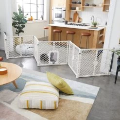 Frisco 6-Panel Plastic Exercise Dog Playpen, Light Gray -Pet Supplies Shop 252045 PT7. AC SS1800 V1611089752