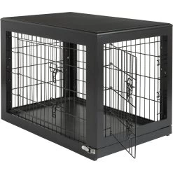 Frisco Double Door Furniture Style Dog Crate, Black 2 Frisco Double Door Furniture Style Dog Crate, Black -Pet Supplies Shop 253026 PT3. AC SS1800 V1615840384
