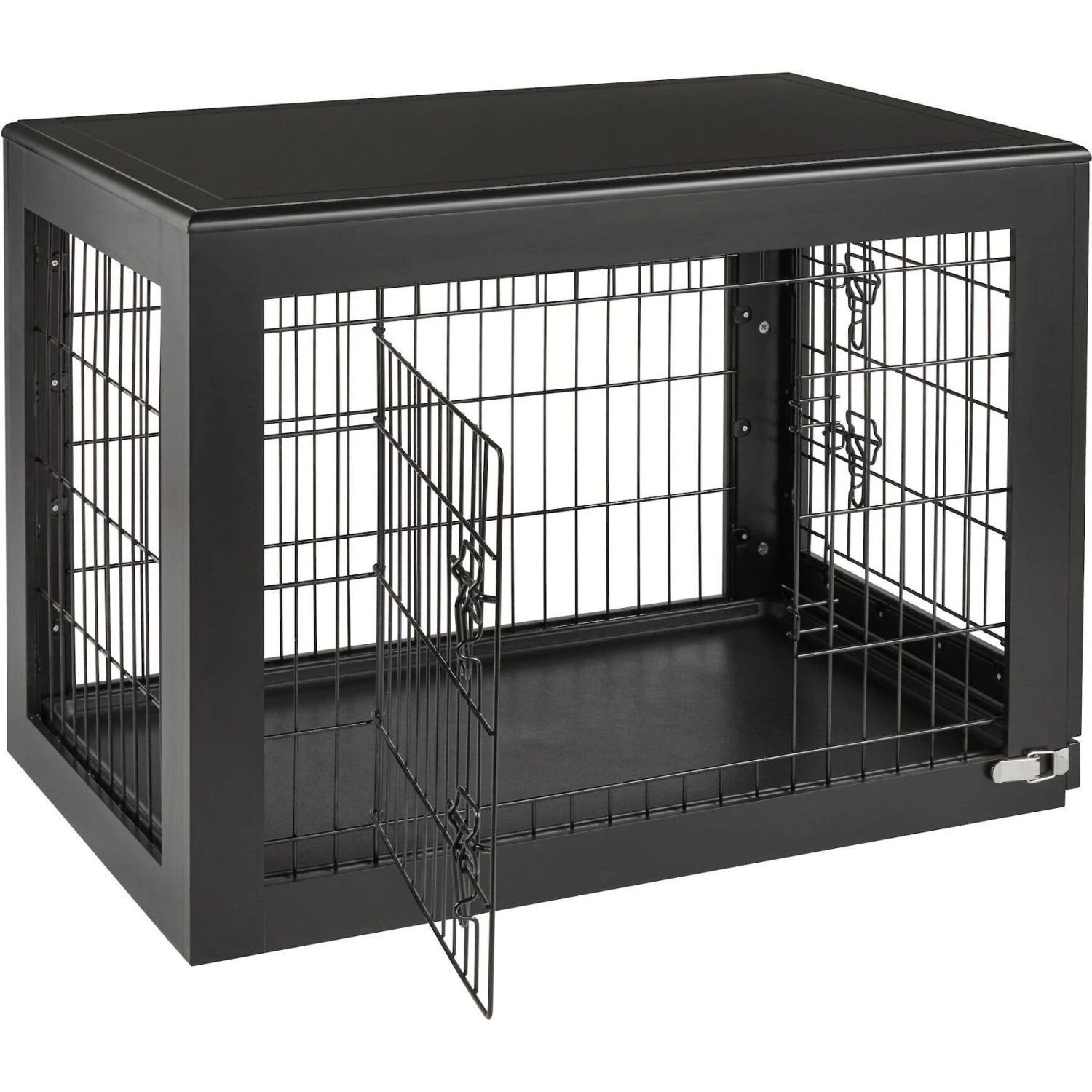 Frisco Double Door Furniture Style Dog Crate, Black Frisco Double Door Furniture Style Dog Crate, Black -Pet Supplies Shop 253026 PT5. AC SS1800 V1617644239