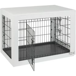 Frisco Double Door Furniture Style Dog Crate, White -Pet Supplies Shop 253029 PT5. AC SS1800 V1617037661