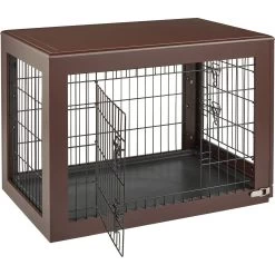 Frisco Double Door Furniture Style Dog Crate, Brown 3 Frisco Double Door Furniture Style Dog Crate, Brown -Pet Supplies Shop 253033 PT4. AC SS1800 V1617644275