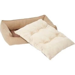 Frisco Faux Felt Flange Edge Bolster Cat & Dog Bed -Pet Supplies Shop 255166 PT2. AC SS1800 V1616011910