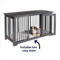 Frisco "Broadway" Dog Crate Credenza & Mat Kit -Pet Supplies Shop 255324 PT3. AC SS1800 V1667228425