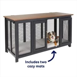 Frisco "Venice" Dog Crate Credenza & Mat Kit -Pet Supplies Shop 255328 PT3. AC SS1800 V1667228979