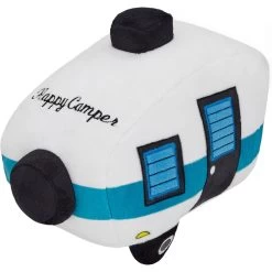 Frisco Road Trip Happy Camper Plush Squeaky Dog Toy