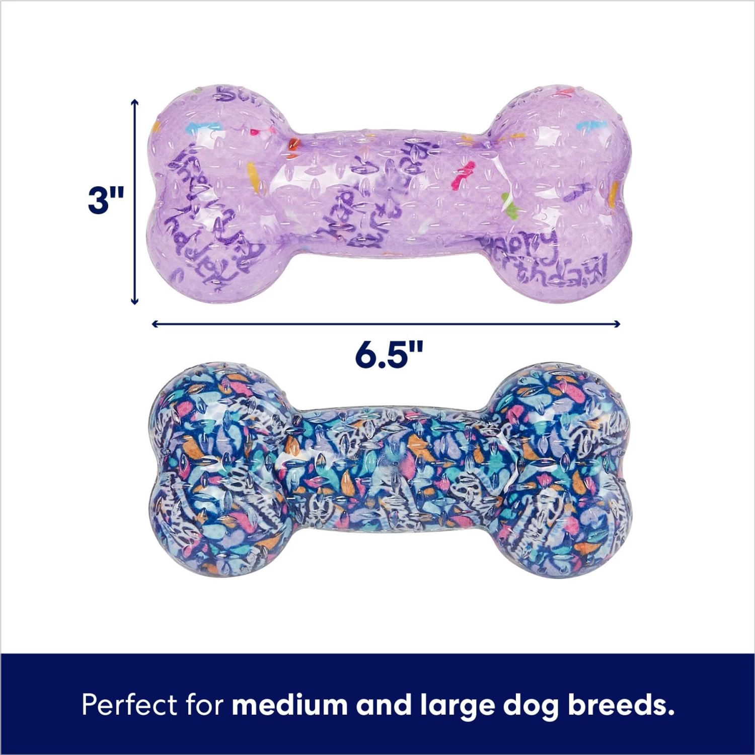 Frisco Birthday TPR Fetch Bone Squeaky Dog Toy Frisco Birthday TPR Fetch Bone Squeaky Dog Toy -Pet Supplies Shop 264422 PT1. AC SS1800 V1695760988