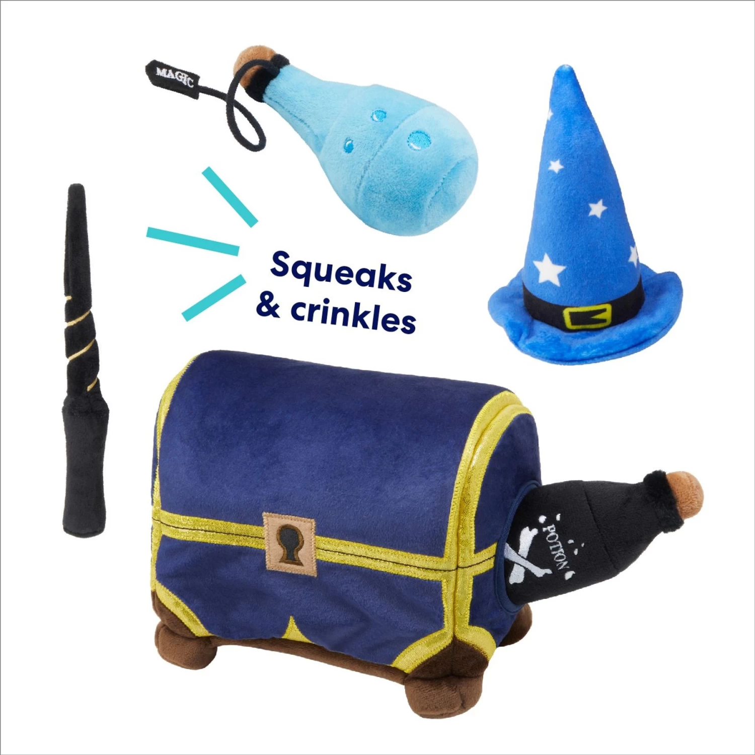 Frisco Magic Chest Hide & Seek Puzzle Plush Squeaky Dog Toy Frisco Magic Chest Hide & Seek Puzzle Plush Squeaky Dog Toy -Pet Supplies Shop 265614 PT3. AC SS1800 V1695760988