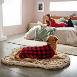 Frisco Dog & Cat Cozy Polar Fleece PJs, Red Plaid -Pet Supplies Shop 268510 PT5. AC SS1800 V1637708508