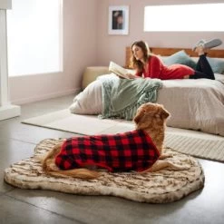 Frisco Dog & Cat Cozy Polar Fleece PJs, Red Plaid -Pet Supplies Shop 268510 PT8. AC SS1800 V1629757631