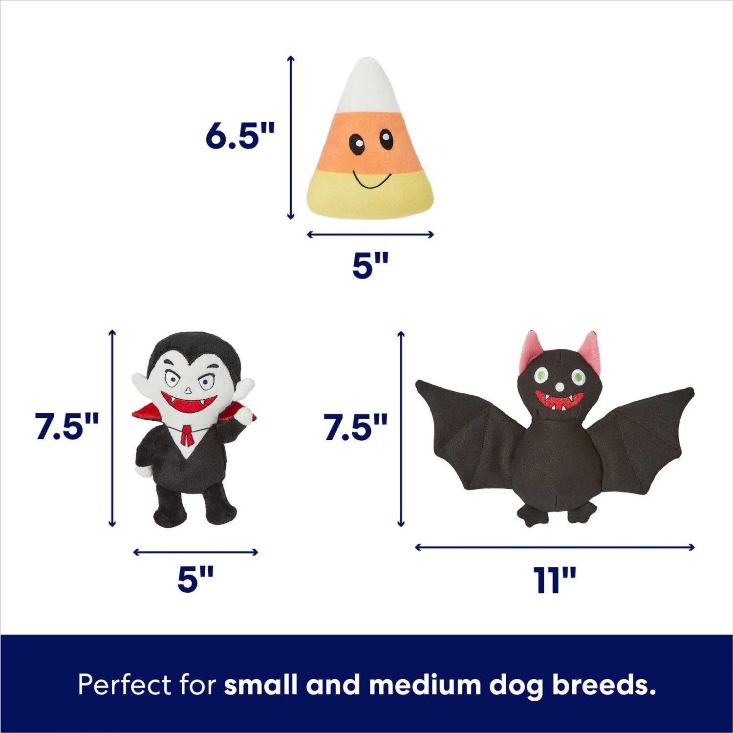 Frisco Halloween Haunted Friends Plush Squeaky Dog Toy Frisco Halloween Haunted Friends Plush Squeaky Dog Toy -Pet Supplies Shop 270363 PT1. AC SS1800 V1689877935